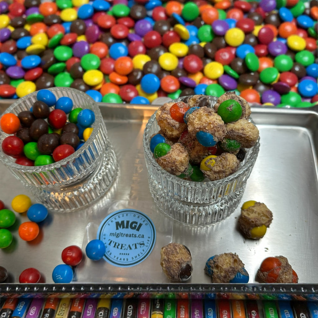 Freeze-dried Puffy Crispy Rainbow Caramel Candy