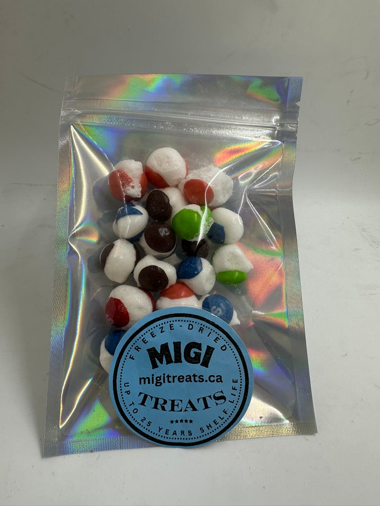 Freeze-Dried Puffy Crispy Berry Rainbow Candies