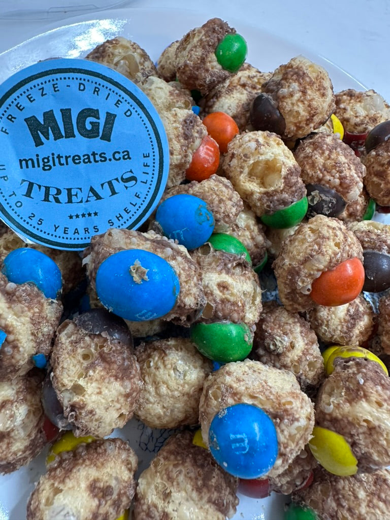 Freeze-dried Puffy Crispy Rainbow Caramel Candy