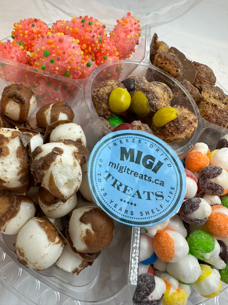 Freeze-Dried Puffy Crispy Treats Gift Tray