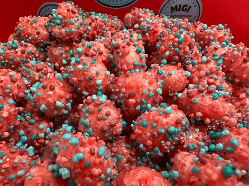 Freeze-Dried Puffy Crispy Berry Gummy Candies