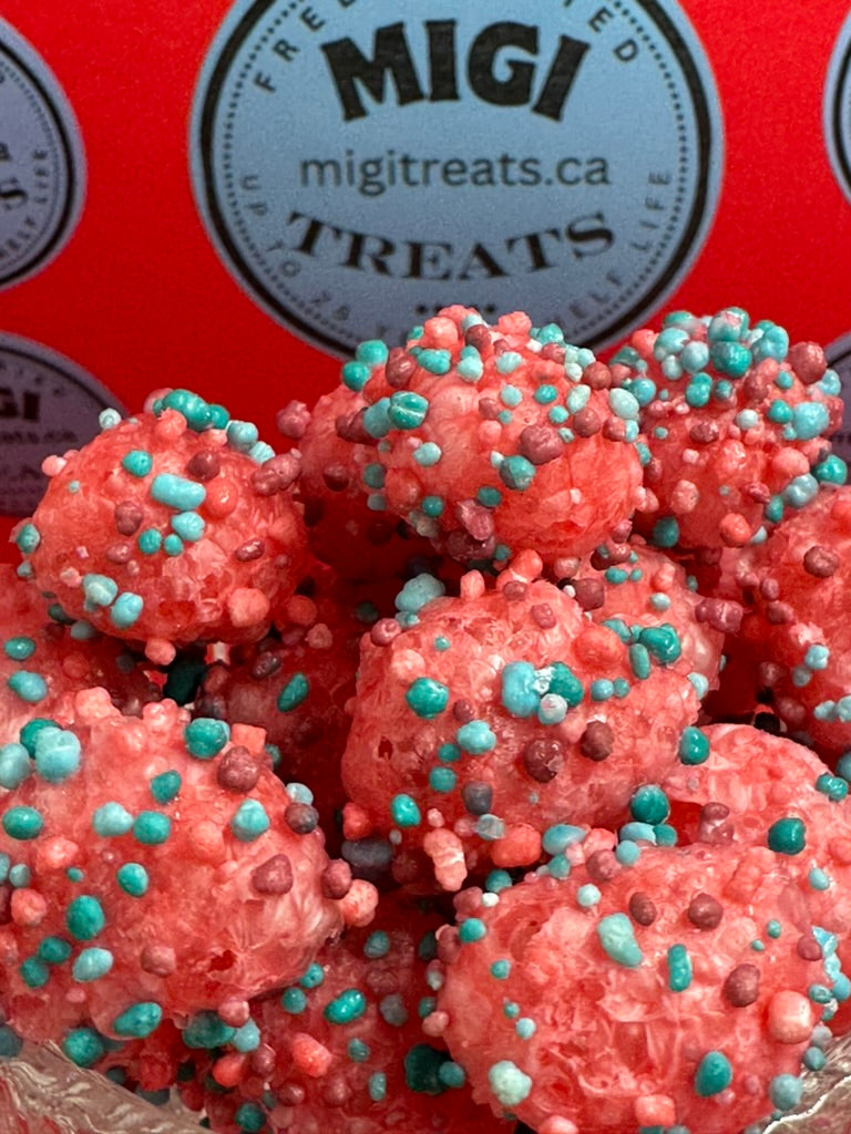 Freeze-Dried Puffy Crispy Berry Gummy Candies