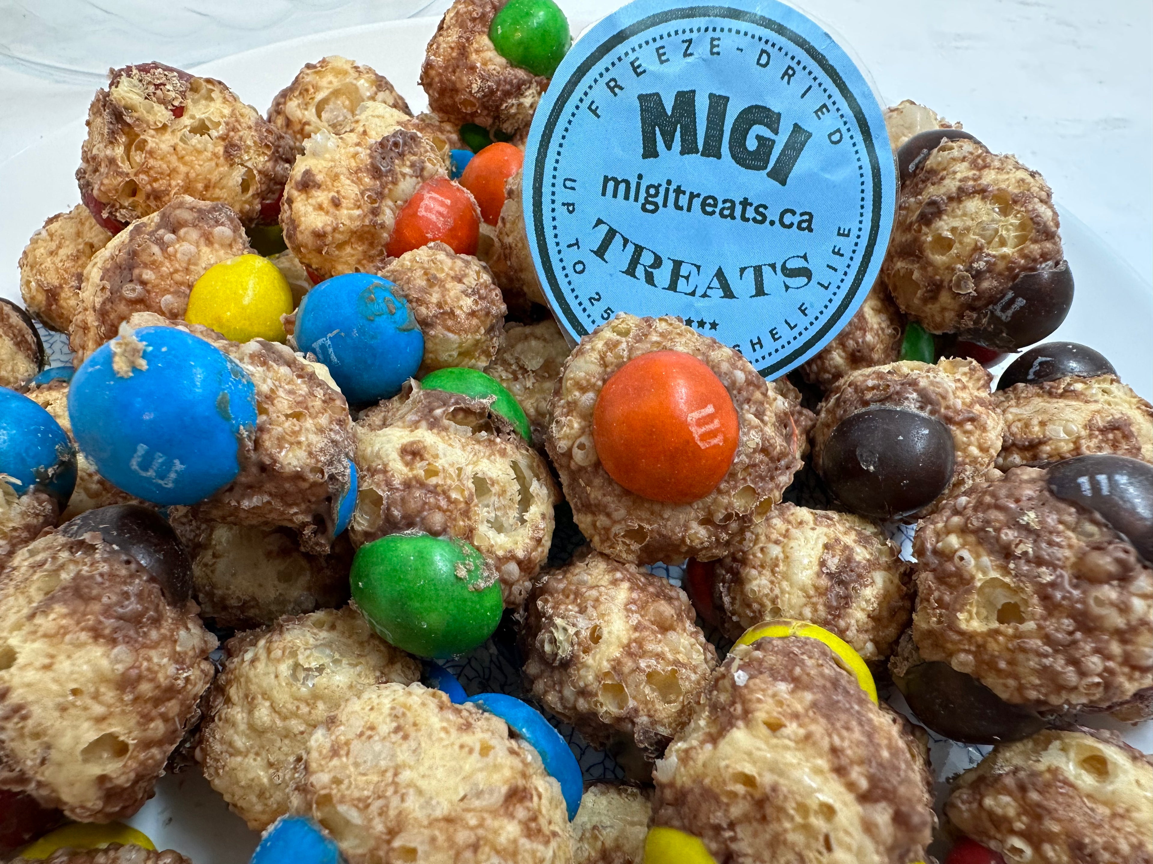 Freeze-dried Puffy Crispy Rainbow Caramel Candy