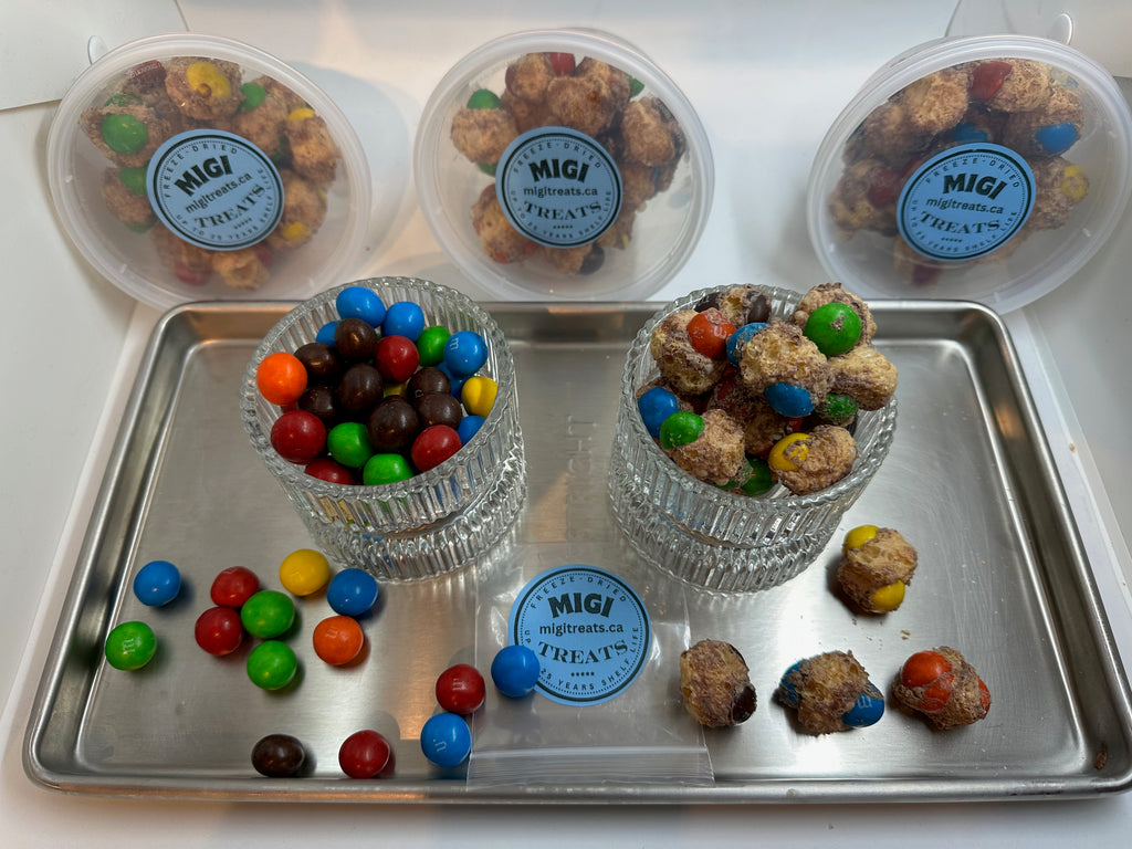 Freeze-dried Puffy Crispy Rainbow Caramel Candy