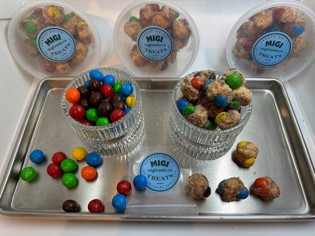 Freeze-dried Puffy Crispy Rainbow Caramel Candy