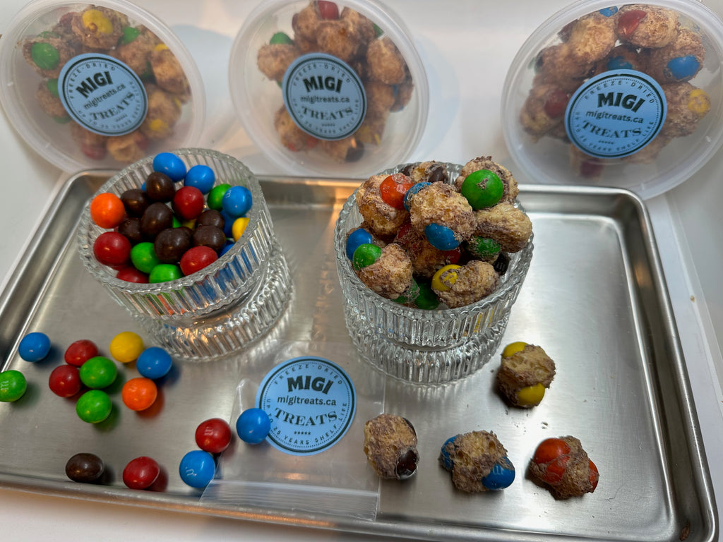 Freeze-dried Puffy Crispy Rainbow Caramel Candy