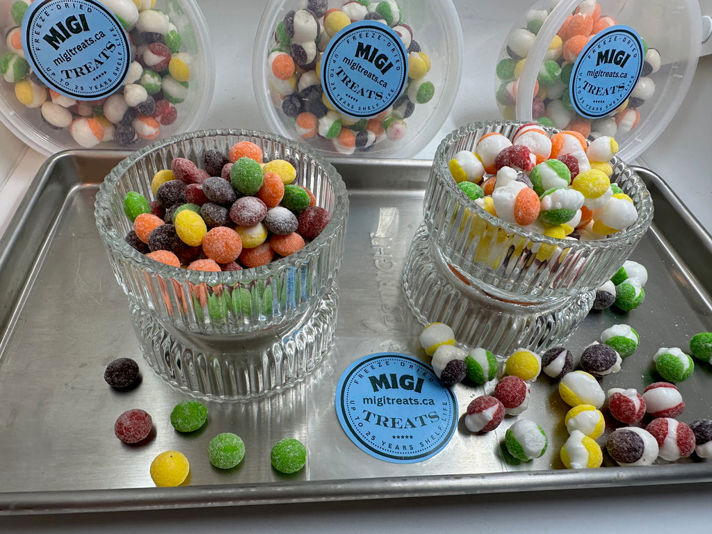 Freeze-Dried Puffy Crispy Sour Rainbow Candies