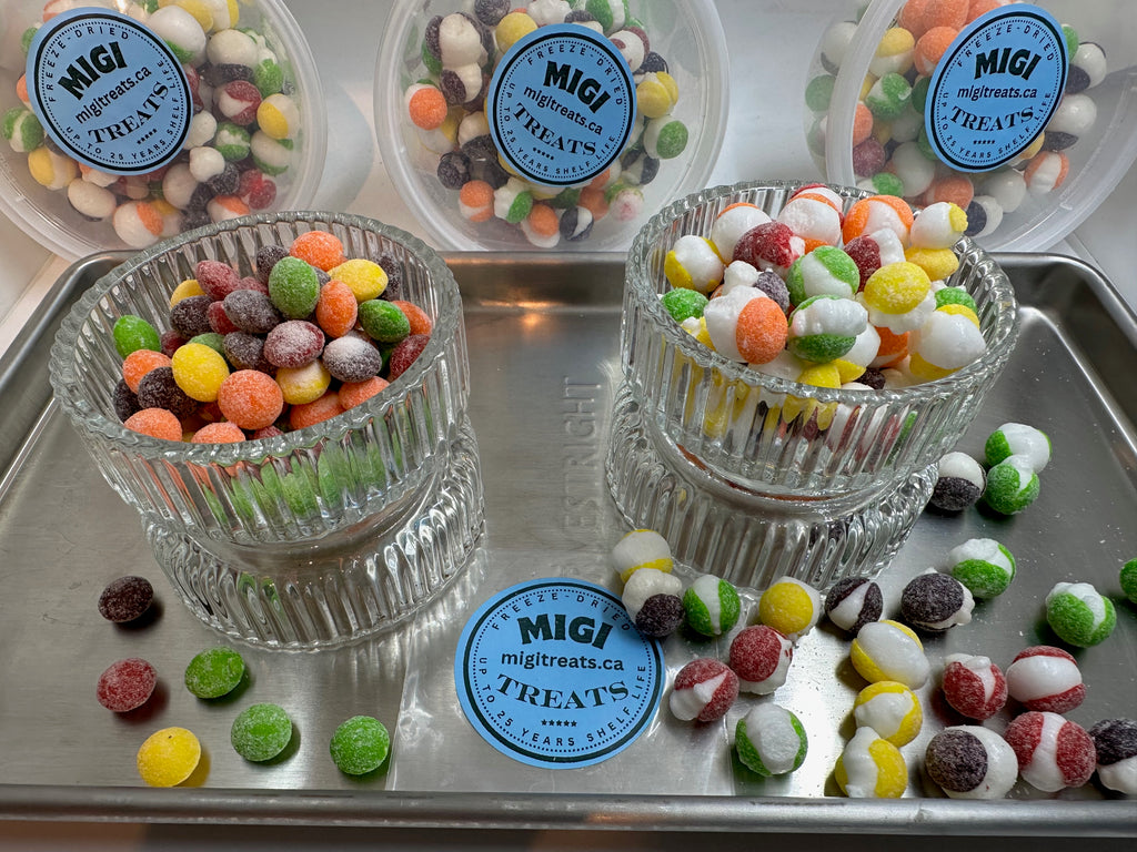 Freeze-Dried Puffy Crispy Sour Rainbow Candies