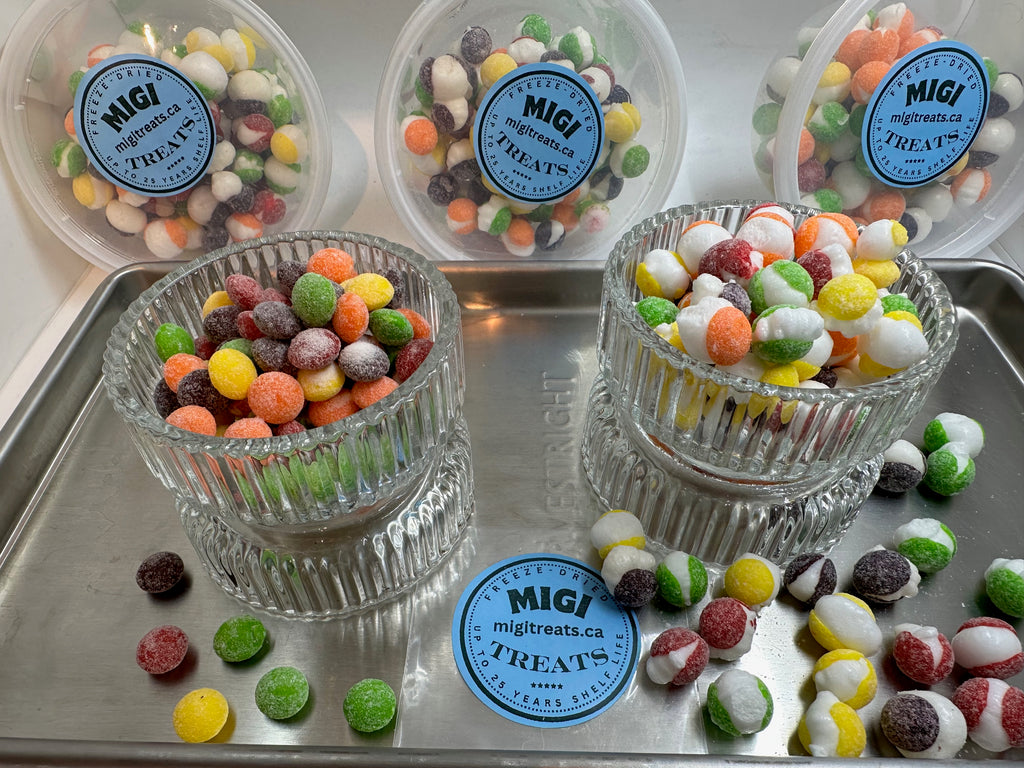 Freeze-Dried Puffy Crispy Sour Rainbow Candies