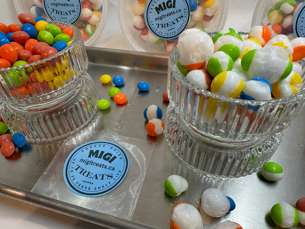 Freeze-Dried Puffy Crispy Sour Rainbow Candies