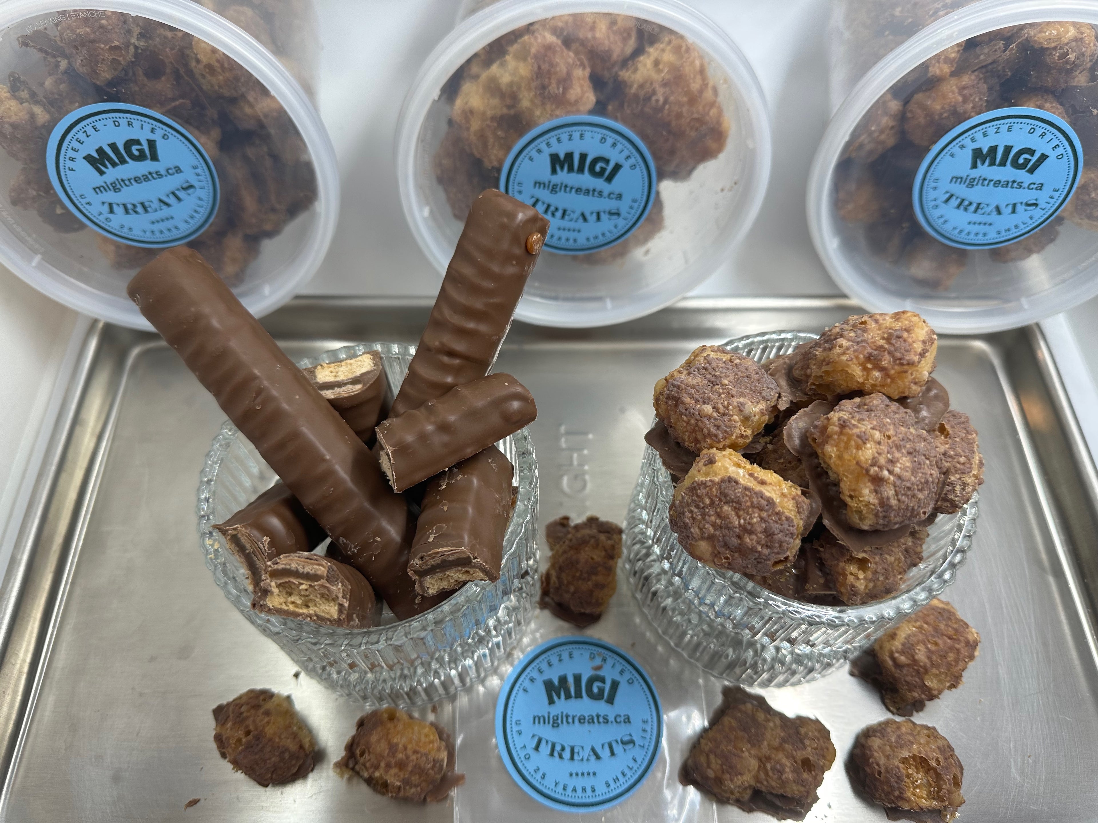 Freeze-Dried Puffy Crispy Caramel Cookie