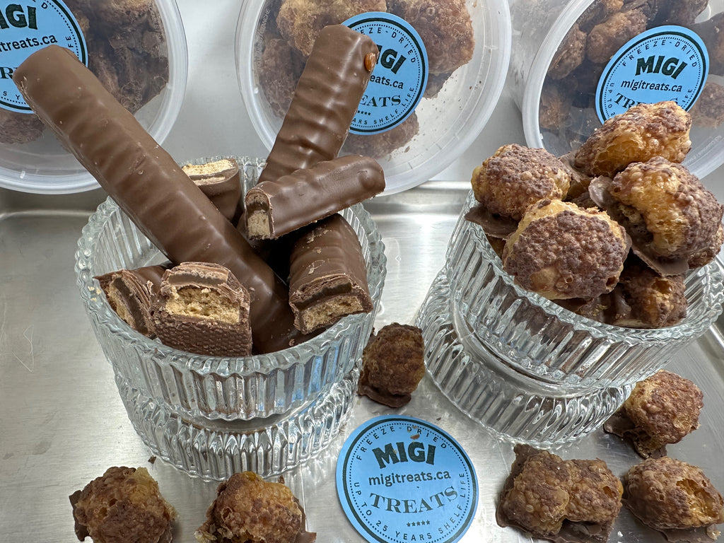 Freeze-Dried Puffy Crispy Caramel Cookie