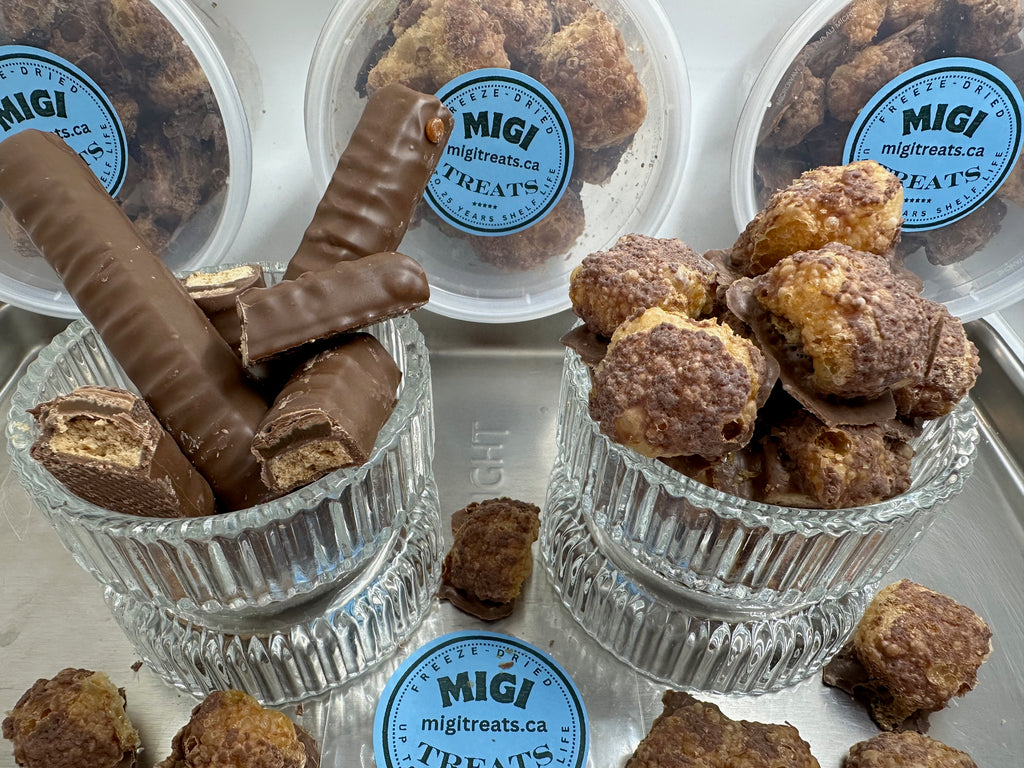 Freeze-Dried Puffy Crispy Caramel Cookie