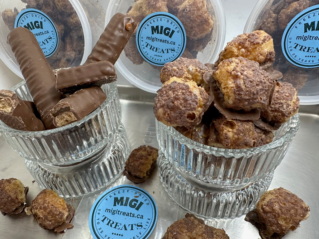 Freeze-Dried Puffy Crispy Caramel Cookie