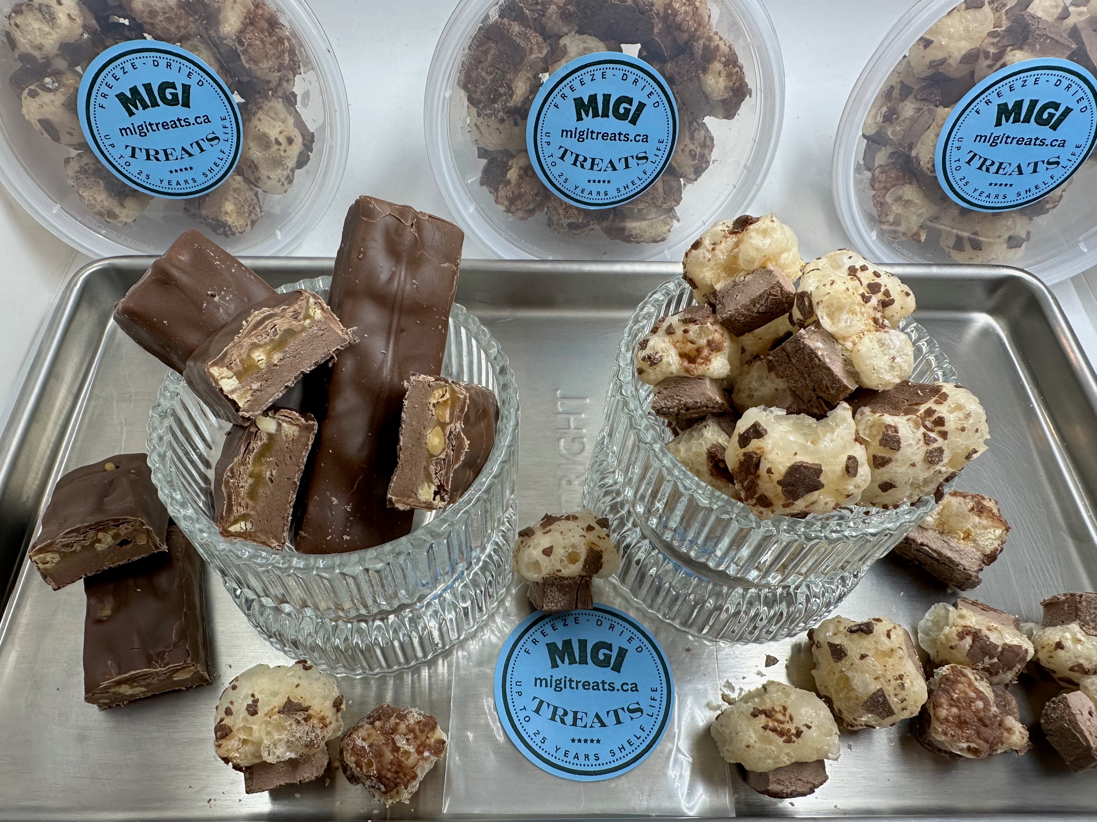 Freeze-Dried Puffy- Crispy Caramel Nougat Candy