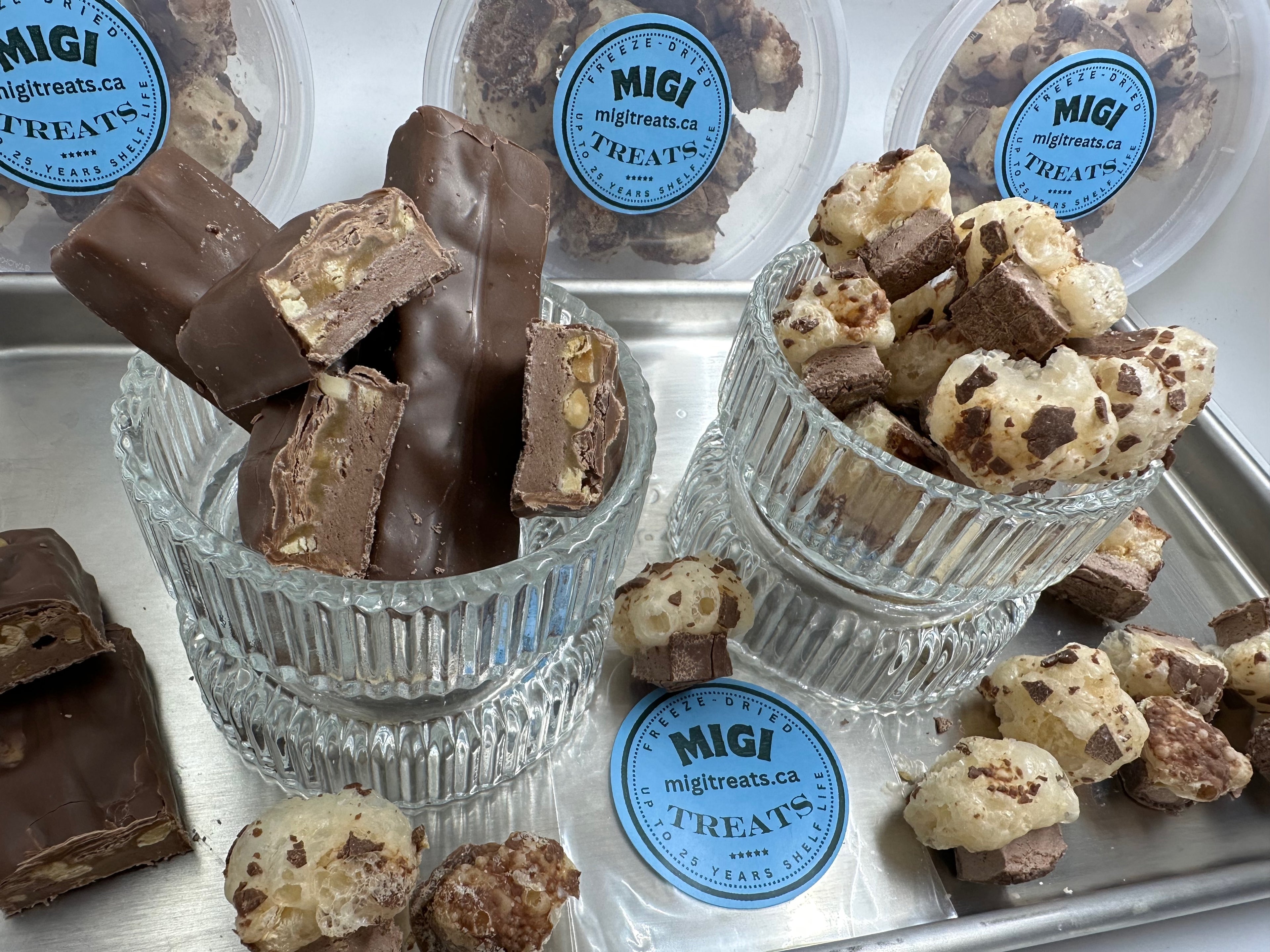 Freeze-Dried Puffy- Crispy Caramel Nougat Candy