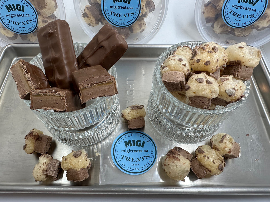 Freeze-Dried Puffy Crispy Chocolate Caramel & Nougat
