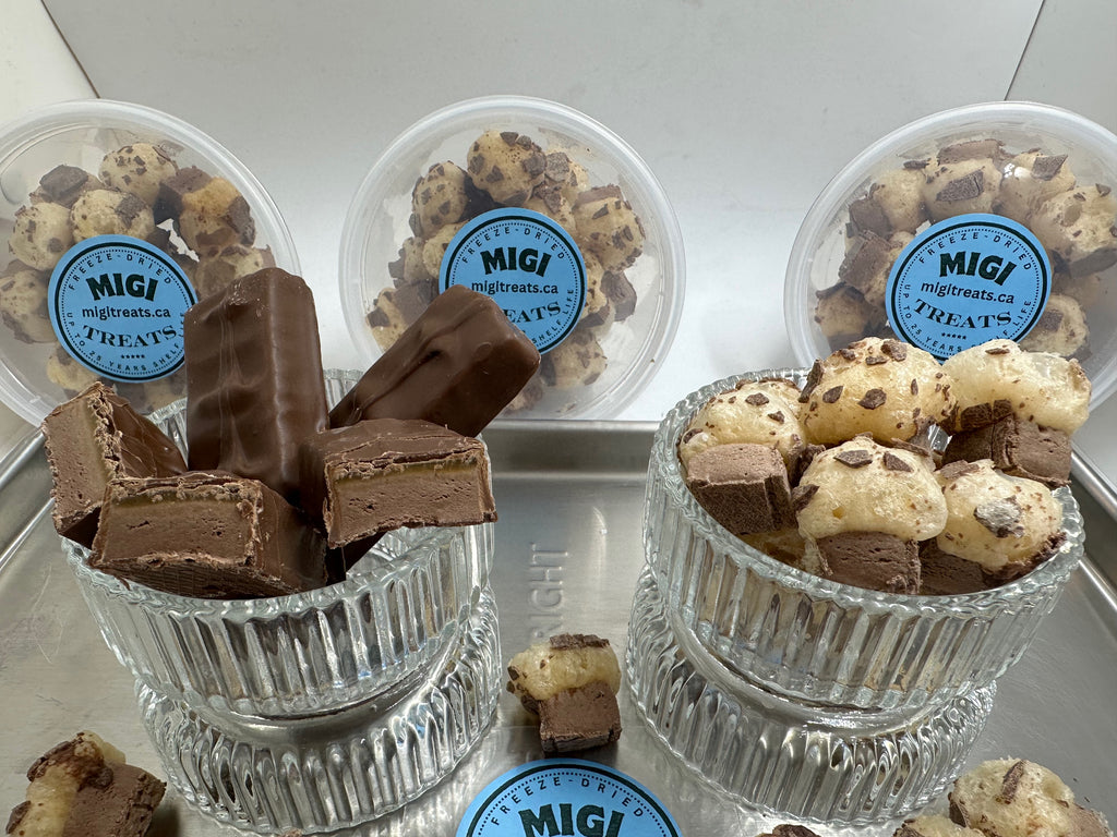 Freeze-Dried Puffy Crispy Chocolate Caramel & Nougat