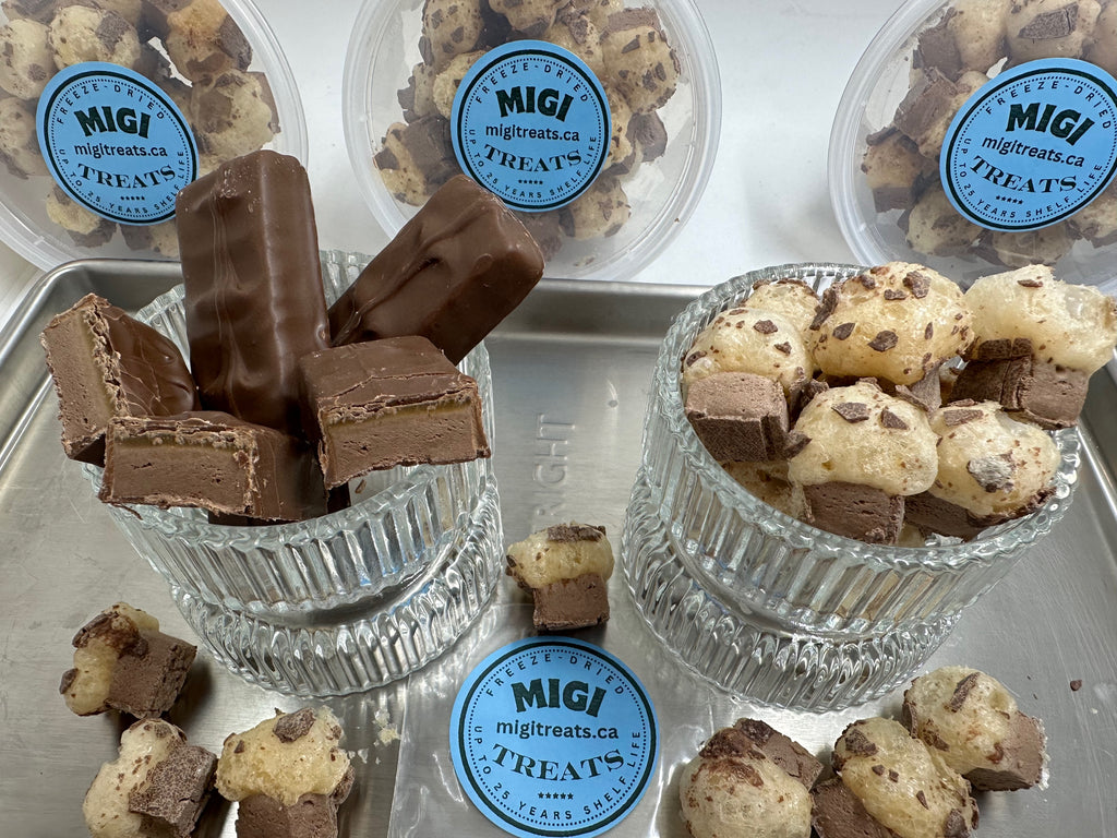 Freeze-Dried Puffy Crispy Chocolate Caramel & Nougat