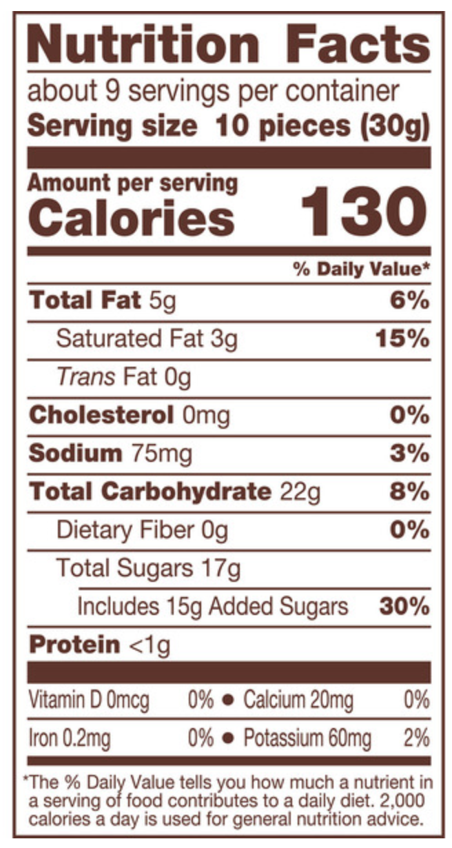 Freeze-Dried Puffy-MD Crispy Caramel Candy