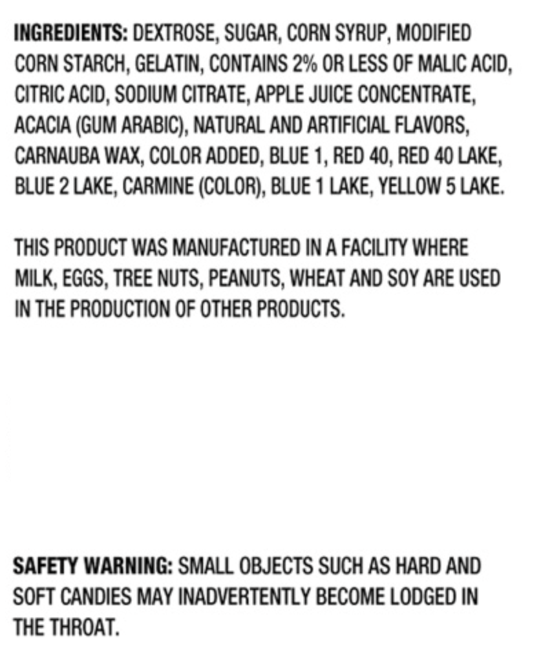 Freeze-Dried Puffy Crispy Fruity Rainbow Candies