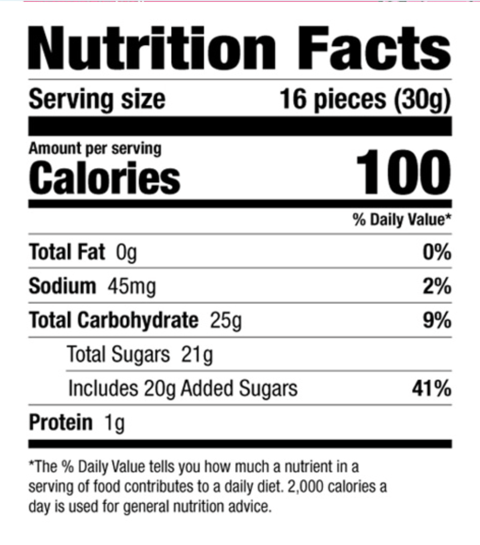 Freeze-Dried Puffy Crispy Fruity Rainbow Candies